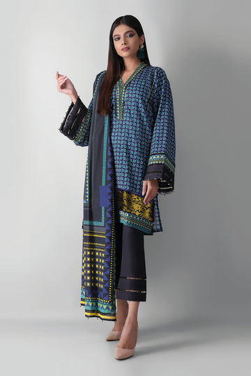 B21326 Black Khaadi Autumn Collection 2021